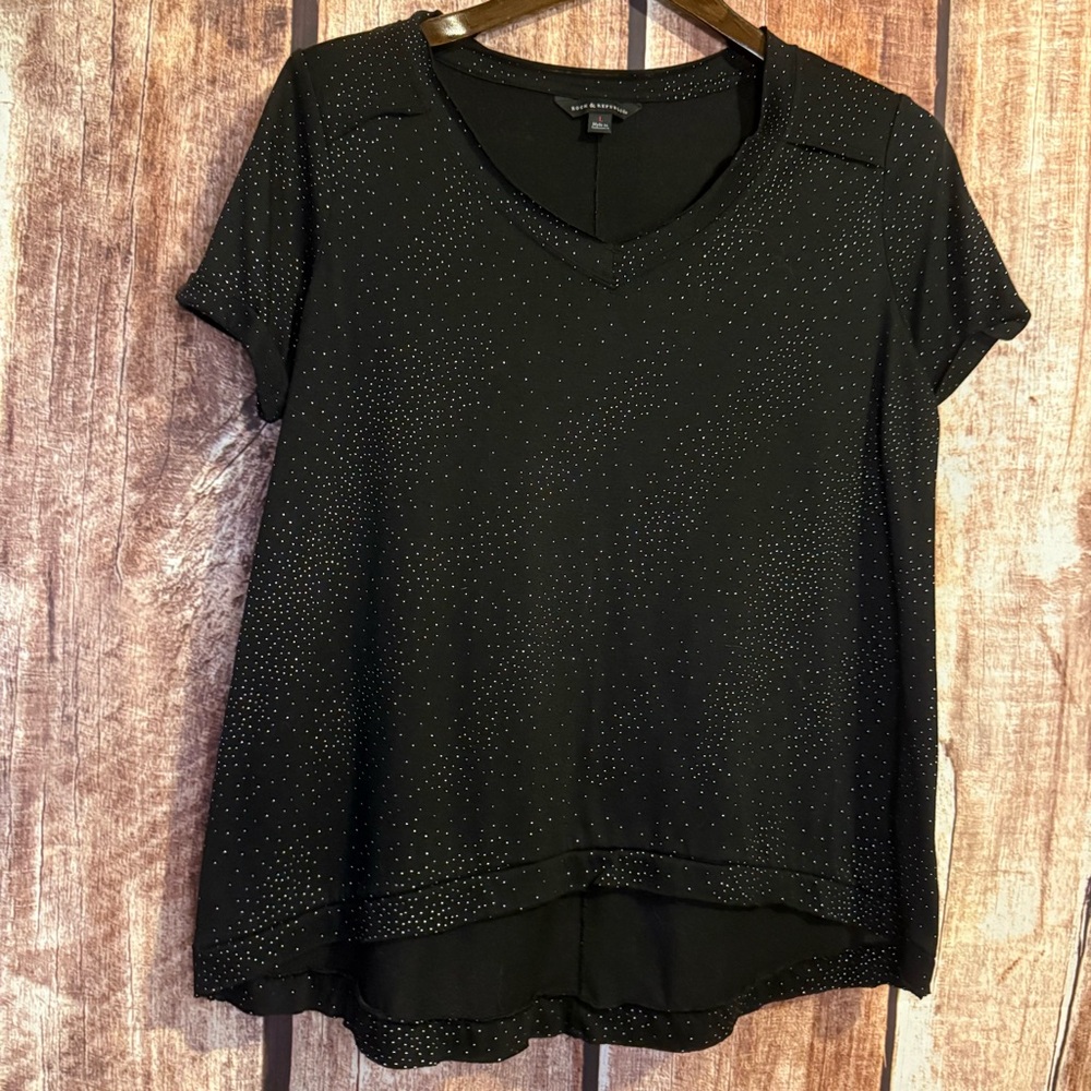 Rock & Republic Black Tee